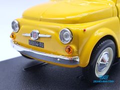 XE MÔ HÌNH FIAT 500F 1:24 BBURAGO (VÀNG)