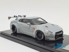 XE MÔ HÌNH NISSAN GTR R35 LB WORKS LIBERTY WALK 1:43 ONE MODEL (XÁM TRO)