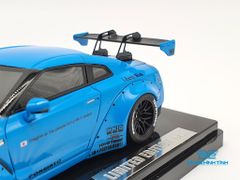 XE MÔ HÌNH NISSAN GTR R35 LB WORKS LIBERTY WALK 1:43 ONE MODEL (BABY BLUE)