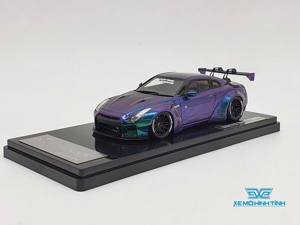 XE MÔ HÌNH NISSAN GTR R35 LB WORKS LIBERTY WALK 1:43 ONE MODEL (ANDROMEDA)