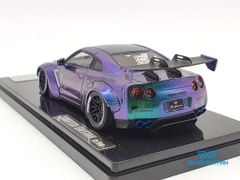 XE MÔ HÌNH NISSAN GTR R35 LB WORKS LIBERTY WALK 1:43 ONE MODEL (ANDROMEDA)