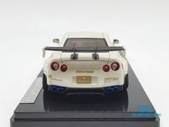 XE MÔ HÌNH NISSAN GTR R35 LB WORKS LIBERTY WALK 1:43 ONE MODEL (PEARL WHITE)