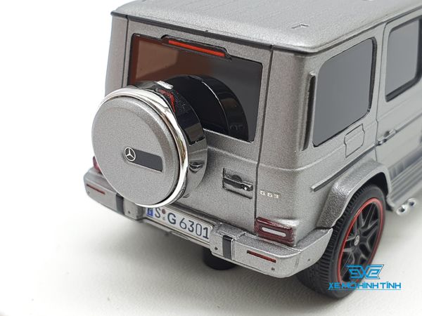 Xe Mô Hình Mercedes-AMG G63 1:64 Motor Helix ( Bạc )