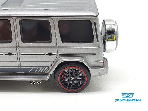 Xe Mô Hình Mercedes-AMG G63 1:64 Motor Helix ( Bạc )