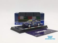 Xe Mô Hình Mitsubishi Lancer Evolution X Super Taikyu Series 2010 Mineo / Murata / Yamauchi 1:64 Tarmac Works ( Xanh )