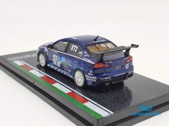 Xe Mô Hình Mitsubishi Lancer Evolution X Super Taikyu Series 2010 Mineo / Murata / Yamauchi 1:64 Tarmac Works ( Xanh )