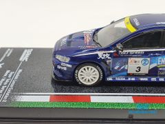 Xe Mô Hình Mitsubishi Lancer Evolution X Super Taikyu Series 2010 Mineo / Murata / Yamauchi 1:64 Tarmac Works ( Xanh )