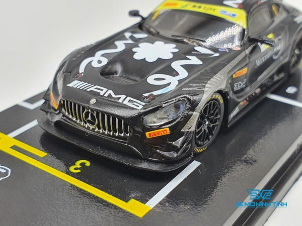 Xe Mô Hình Mercedes AMG GT3 Macau GT Cup FIA GT World Cup 2018 3RD 1:64 Tarmac Works ( Đen )