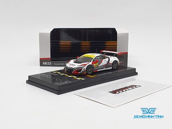 Xe Mô Hình Honda NSX GT3 Macau GT Cup-FIA GT World Cup 2017 1:64 Tarmac Works ( Trắng - Đỏ )
