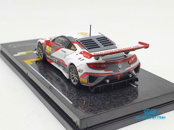 Xe Mô Hình Honda NSX GT3 Macau GT Cup-FIA GT World Cup 2017 1:64 Tarmac Works ( Trắng - Đỏ )