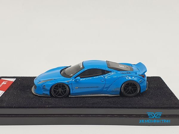 Xe Mô Hình LB Performance Ferrari 458 1:64 Liberty Walk Limited 999pcs ( Xanh Dương )