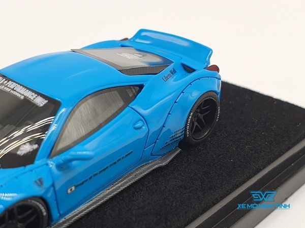 Xe Mô Hình LB Performance Ferrari 458 1:64 Liberty Walk Limited 999pcs ( Xanh Dương )