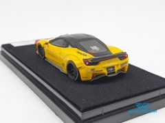 Xe Mô Hình LB Performance Ferrari 458 1:64 Liberty Walk Limited 999pcs ( Vàng)