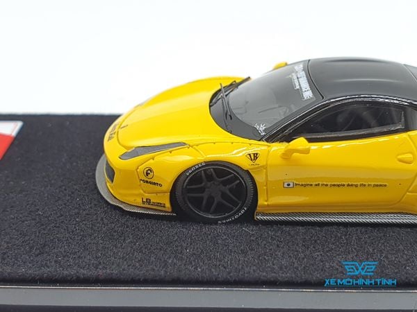 Xe Mô Hình LB Performance Ferrari 458 1:64 Liberty Walk Limited 999pcs ( Vàng)