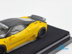 Xe Mô Hình LB Performance Ferrari 458 1:64 Liberty Walk Limited 999pcs ( Vàng)