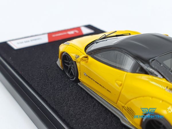 Xe Mô Hình LB Performance Ferrari 458 1:64 Liberty Walk Limited 999pcs ( Vàng)