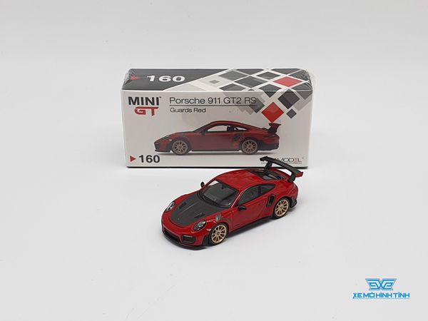 Xe Mô Hình Porsche 911 GT2 RS Guards LHD 1:64 MiniGT ( Đỏ )