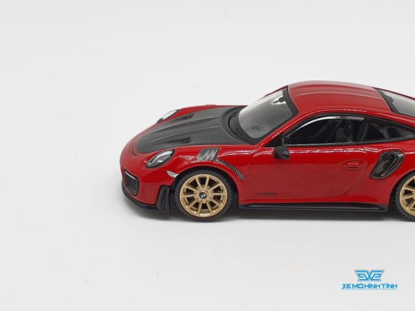 Xe Mô Hình Porsche 911 GT2 RS Guards LHD 1:64 MiniGT ( Đỏ )