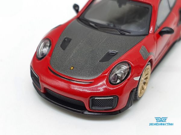 Xe Mô Hình Porsche 911 GT2 RS Guards LHD 1:64 MiniGT ( Đỏ )