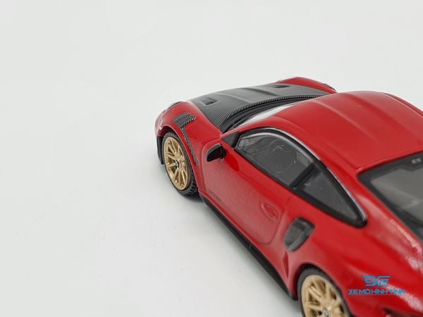 Xe Mô Hình Porsche 911 GT2 RS Guards LHD 1:64 MiniGT ( Đỏ )