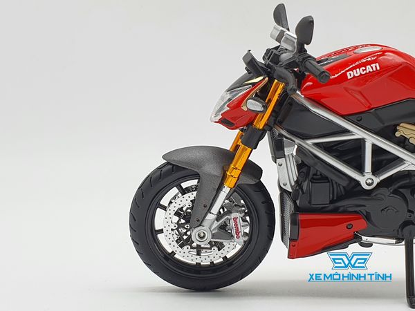 XE MÔ HÌNH DUCATI STREETFIGHTER S 1:12 MAISTO (ĐỎ)