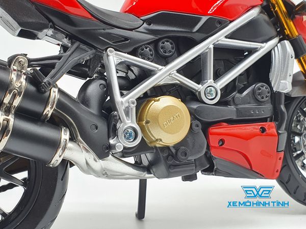 XE MÔ HÌNH DUCATI STREETFIGHTER S 1:12 MAISTO (ĐỎ)