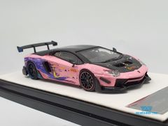 Xe Mô Hình Lamborghini Aventador 2.0 Sailor Moon 1:64 ( Hồng Kèm Figure)