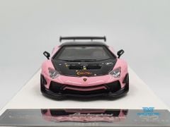 Xe Mô Hình Lamborghini Aventador 2.0 Sailor Moon 1:64 ( Hồng Kèm Figure)