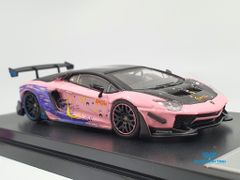 Xe Mô Hình Lamborghini Aventador 2.0 Sailor Moon 1:64 ( Hồng Không Kèm Figure)