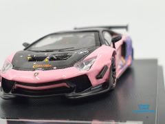 Xe Mô Hình Lamborghini Aventador 2.0 Sailor Moon 1:64 ( Hồng Không Kèm Figure)