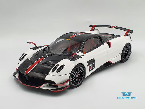 Xe Mô Hình Pagani Huayra Roadster BC 1:18 LCD Model ( Trắng )