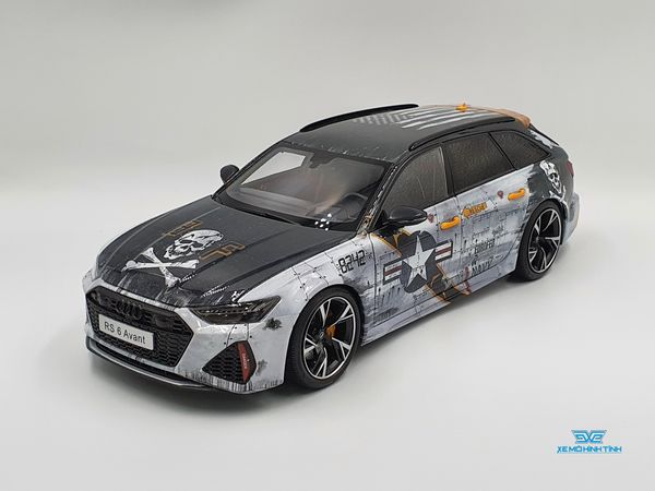 Xe Mô Hình Audi RS6 Avant F14 Jolly Rogers Limited Edition of 199 PCS 1:18 NSL Model ( Xám )