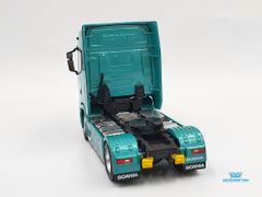 Xe Mô Hình Tải Scania Double Deck Car Carrier Transporter 1:64 Kengfai ( Xanh Lá )