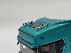 Xe Mô Hình Tải Scania Double Deck Car Carrier Transporter 1:64 Kengfai ( Xanh Lá )