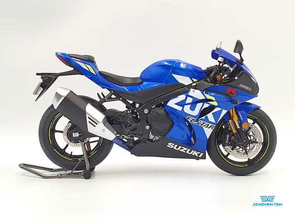 Xe Mô Hình Suzuki GSX-R1000R 1:12 LCD Model ( Xanh )