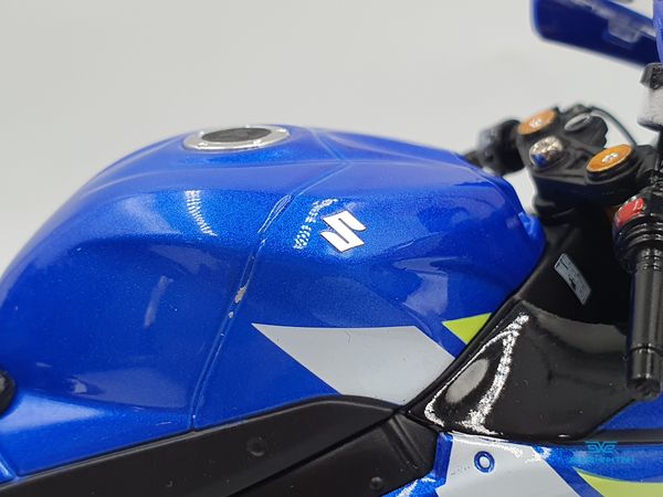 Xe Mô Hình Suzuki GSX-R1000R 1:12 LCD Model ( Xanh )