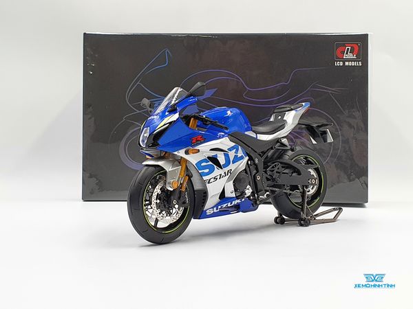 Xe Mô Hình Suzuki GSX-R1000R 1:12 LCD Model ( Bạc Xanh )