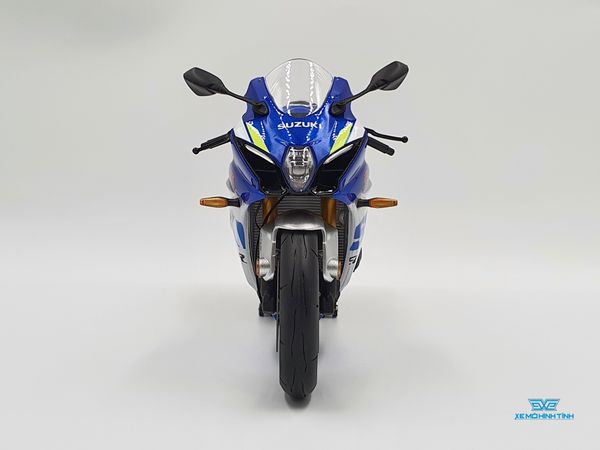 Xe Mô Hình Suzuki GSX-R1000R 1:12 LCD Model ( Bạc Xanh )