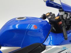 Xe Mô Hình Suzuki GSX-R1000R 1:12 LCD Model ( Bạc Xanh )