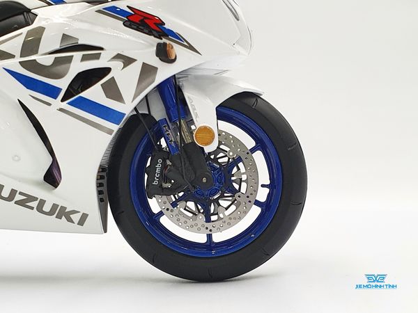 Xe Mô Hình Suzuki GSX-R1000R 1:12 LCD Model ( Trắng )