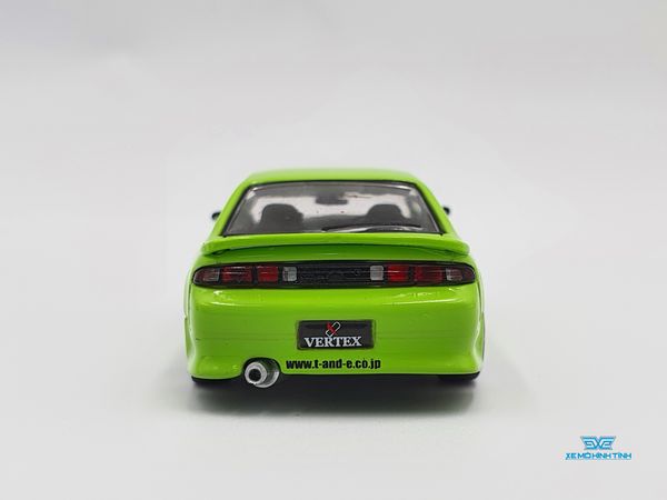Xe Mô Hình Vertex Silvia S14 1:64 Tarmac Works ( Xanh Lá )