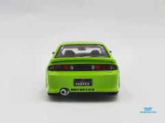 Xe Mô Hình Vertex Silvia S14 1:64 Tarmac Works ( Xanh Lá )