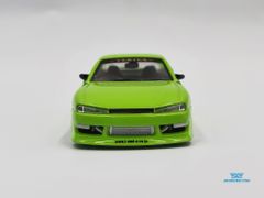 Xe Mô Hình Vertex Silvia S14 1:64 Tarmac Works ( Xanh Lá )