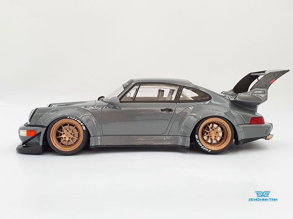 Xe Mô Hình Porsche RWB Akiba 1:18 GTSpirit ( Xám )