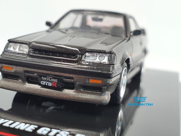 Xe Mô Hình Nissan Skyline GTS-R (R31) 1:64 INNO-MODELS (Đen)