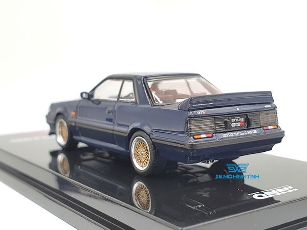 Xe Mô Hình Nissan Skyline GTS-R (R31) 1:64 INNO-MODELS (Xanh Đen)