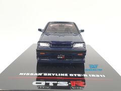 Xe Mô Hình Nissan Skyline GTS-R (R31) 1:64 INNO-MODELS (Xanh Đen)