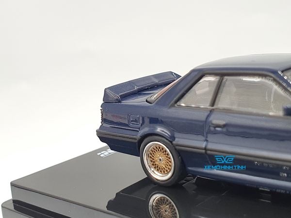 Xe Mô Hình Nissan Skyline GTS-R (R31) 1:64 INNO-MODELS (Xanh Đen)