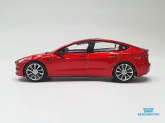 Xe Mô Hình Tesla Model 3 Red 1:64 Time Micro (Đỏ)