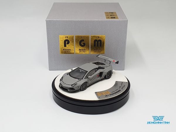 Xe Mô Hình Lamborghini Aventador LB 700 Zero Fighter 1:64 PGM ( Xám )